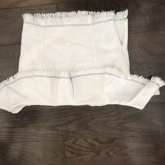 ALEXANDER WANG OFFTHE SHOULDER LINEN CROP 🙏🏼 - Picture 2 of 3